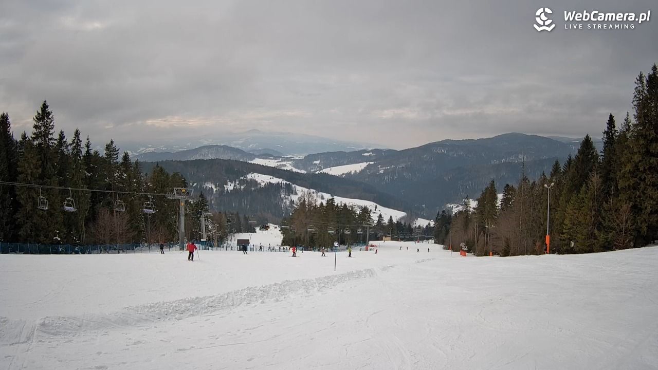 Wierchomla - widok na trasy - 23 styczeń 2026, 14:34