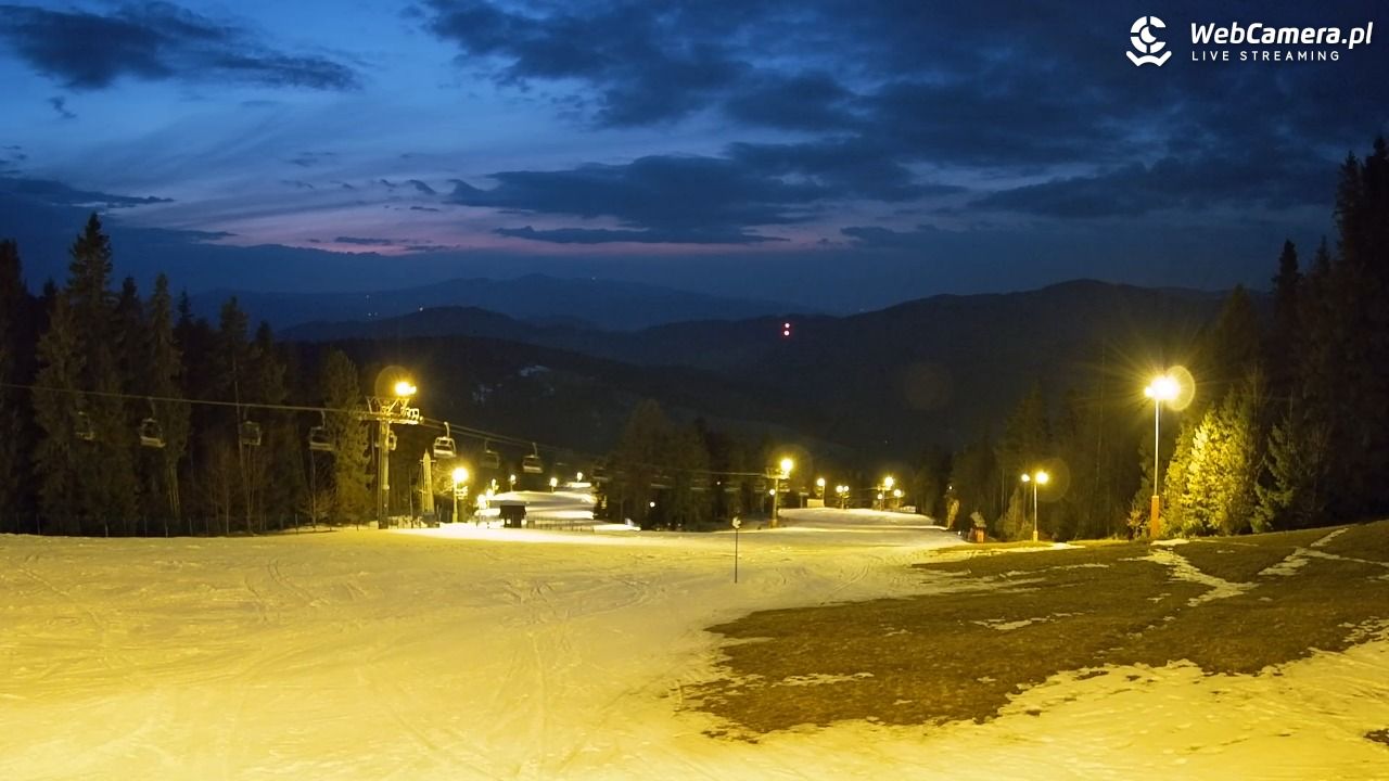 Wierchomla - widok na trasy - 01 marzec 2026, 18:03