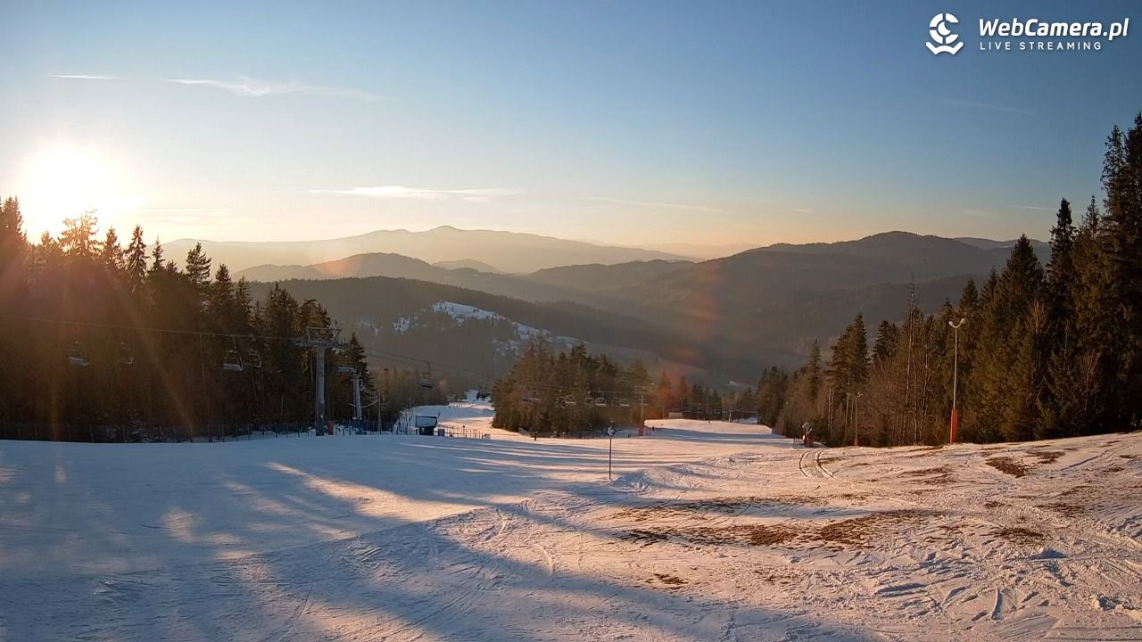 Wierchomla - widok na trasy - 26 luty 2026, 16:44