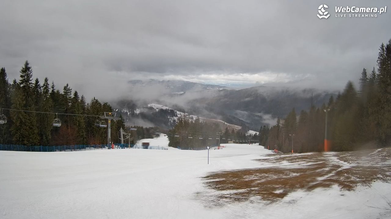 Wierchomla - widok na trasy - 23 luty 2026, 10:14