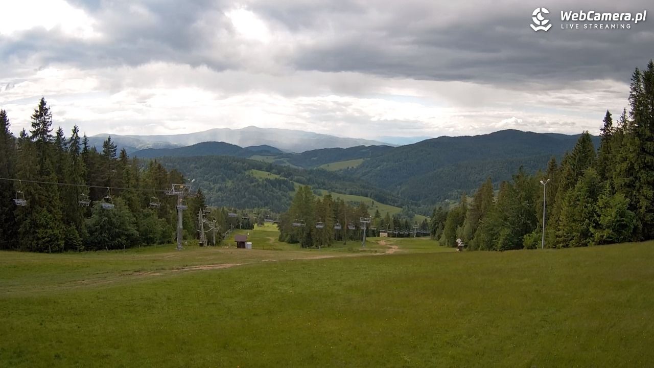Wierchomla - widok na trasy - 15 czerwiec 2026, 15:55