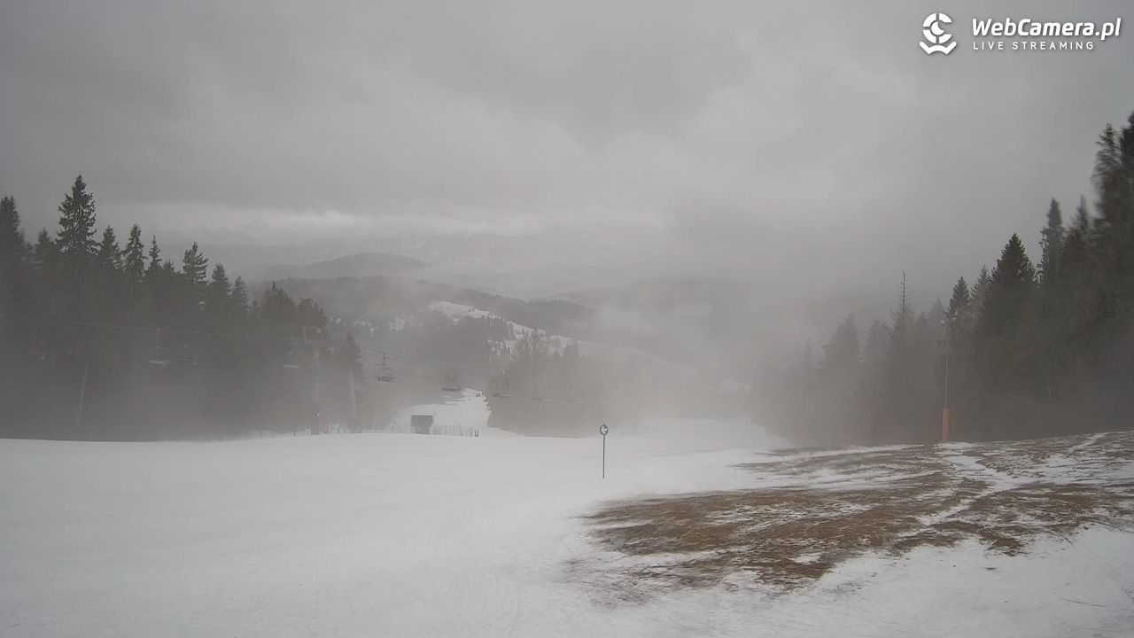 Wierchomla - widok na trasy - 23 luty 2026, 08:06
