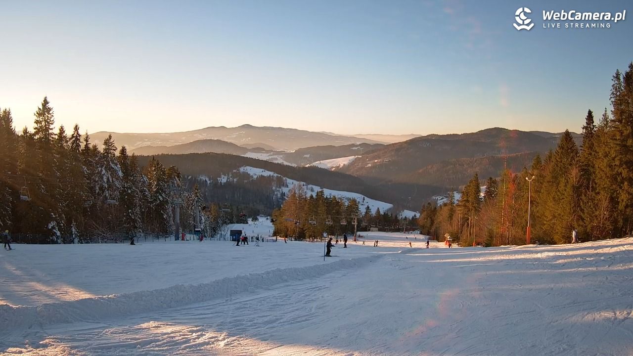 Wierchomla - widok na trasy - 18 styczeń 2026, 15:30