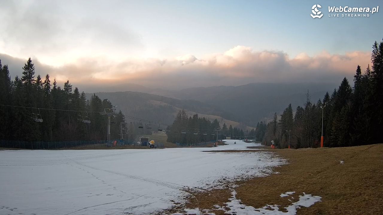 Wierchomla - widok na trasy - 19 grudzień 2025, 15:05