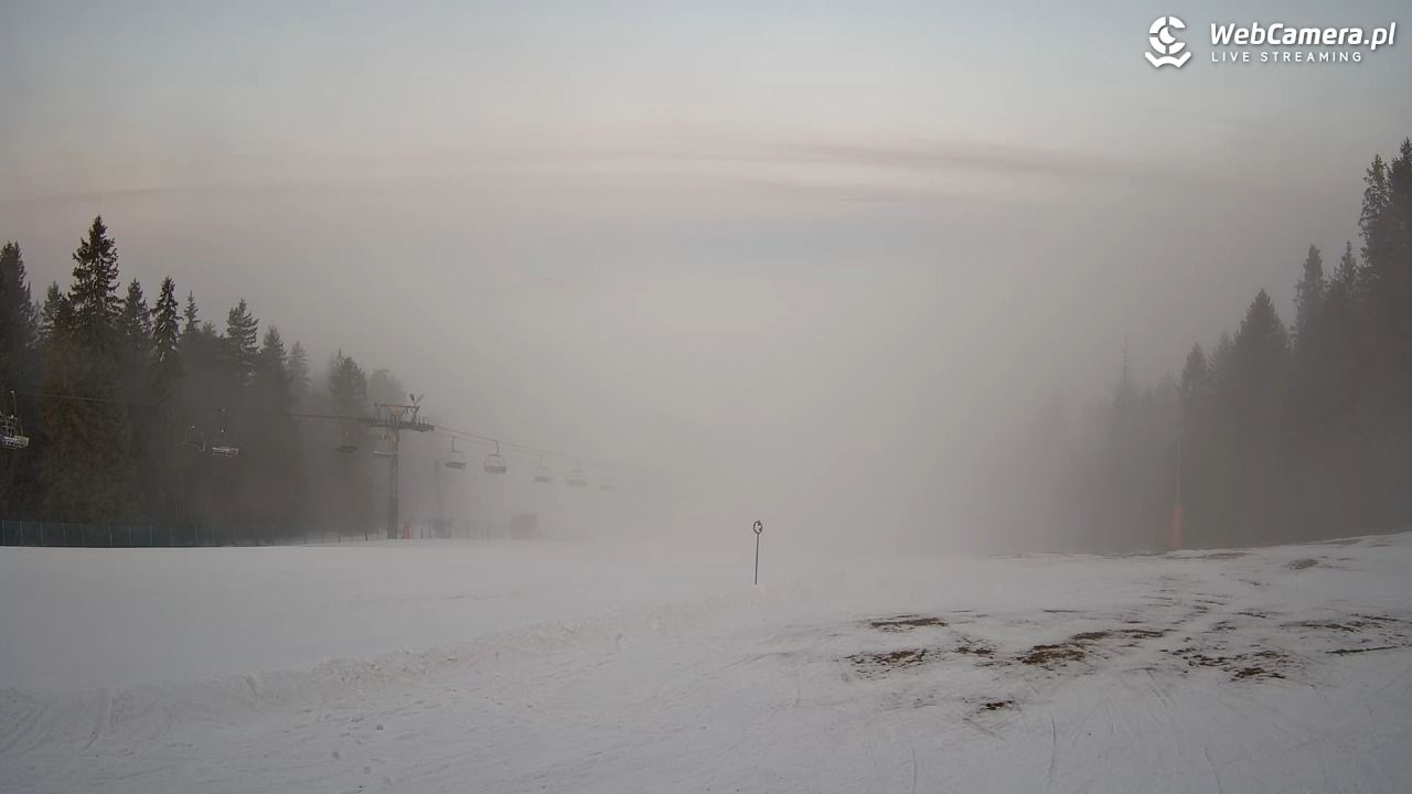 Wierchomla - widok na trasy - 27 styczeń 2026, 07:12