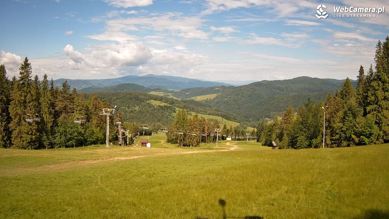 Wierchomla - widok na trasy - 07 czerwiec 2026, 10:02