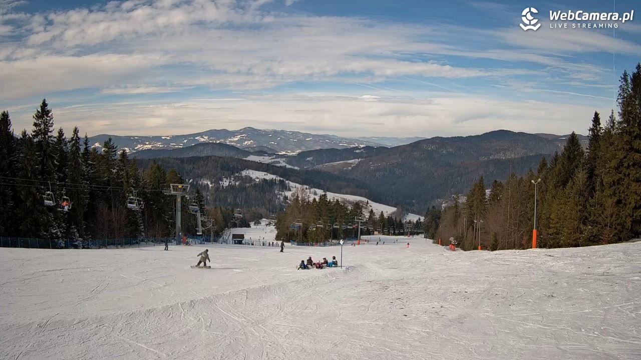 Wierchomla - widok na trasy - 21 luty 2026, 11:13