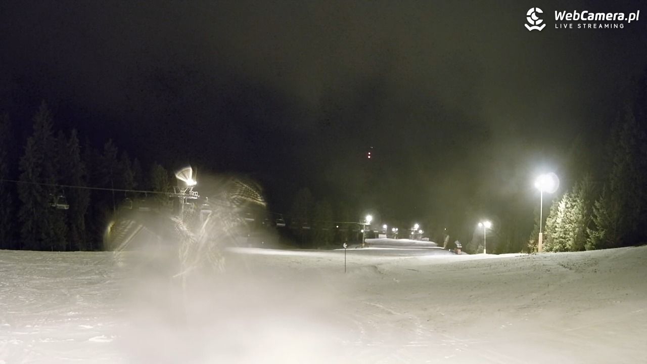Wierchomla - widok na trasy - 24 luty 2026, 18:57
