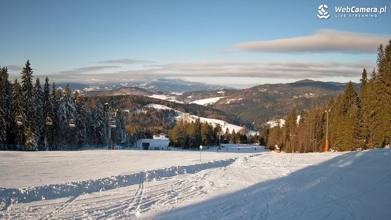 Wierchomla - widok na trasy - 17 styczeń 2026, 10:05