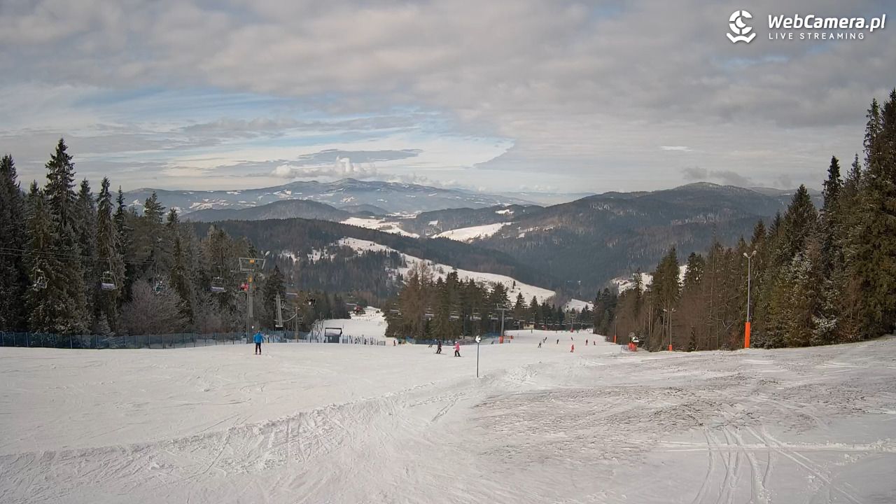 Wierchomla - widok na trasy - 17 luty 2026, 11:21