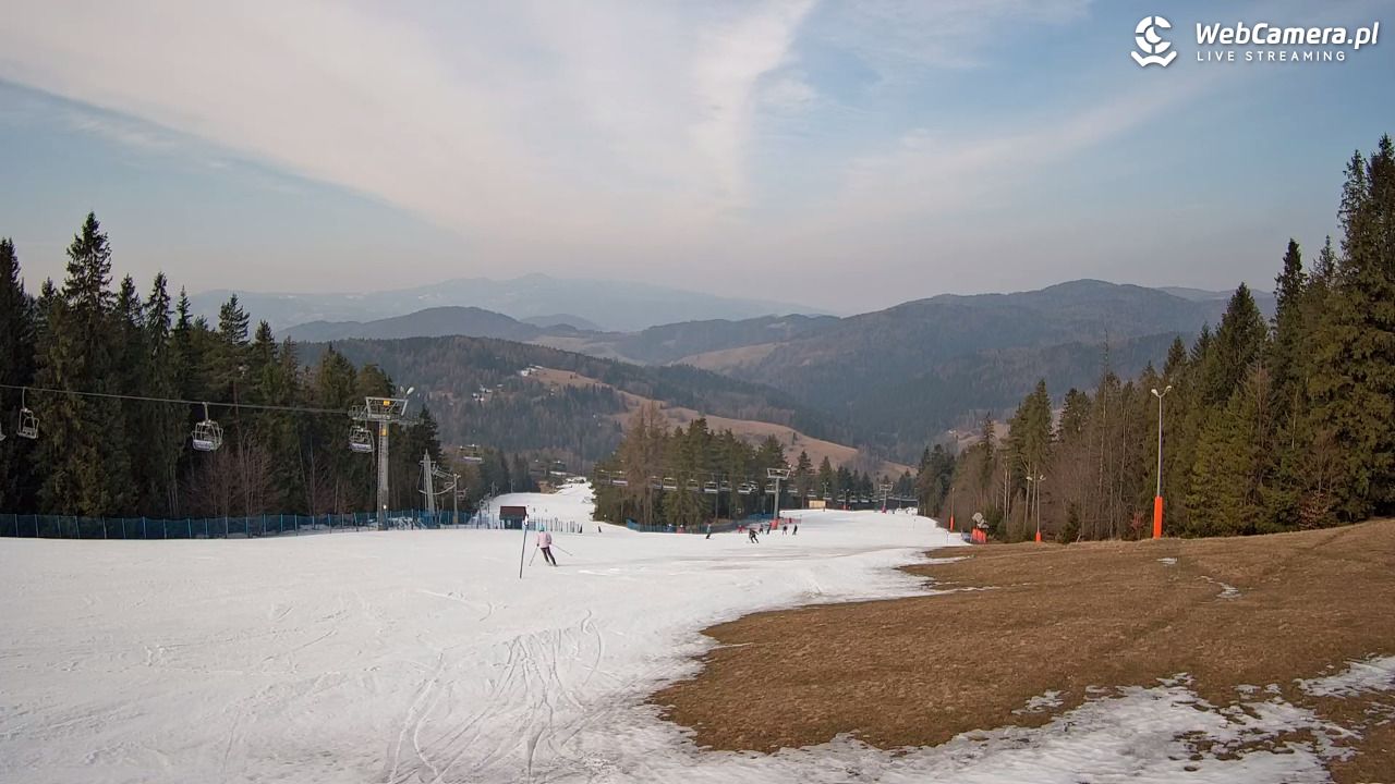 Wierchomla - widok na trasy - 04 marzec 2026, 10:31