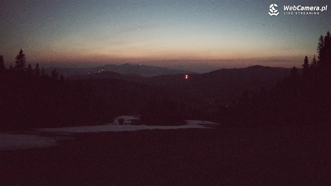 Wierchomla - widok na trasy - 11 kwiecień 2026, 20:22