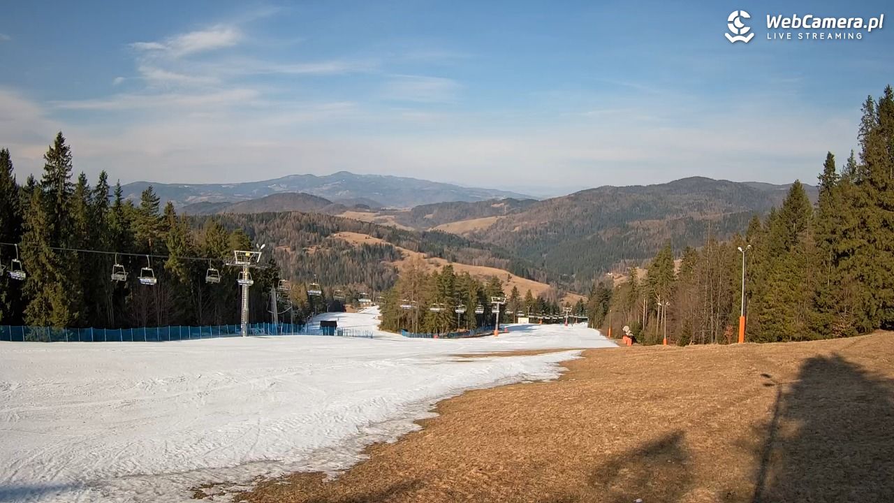 Wierchomla - widok na trasy - 10 marzec 2026, 09:42
