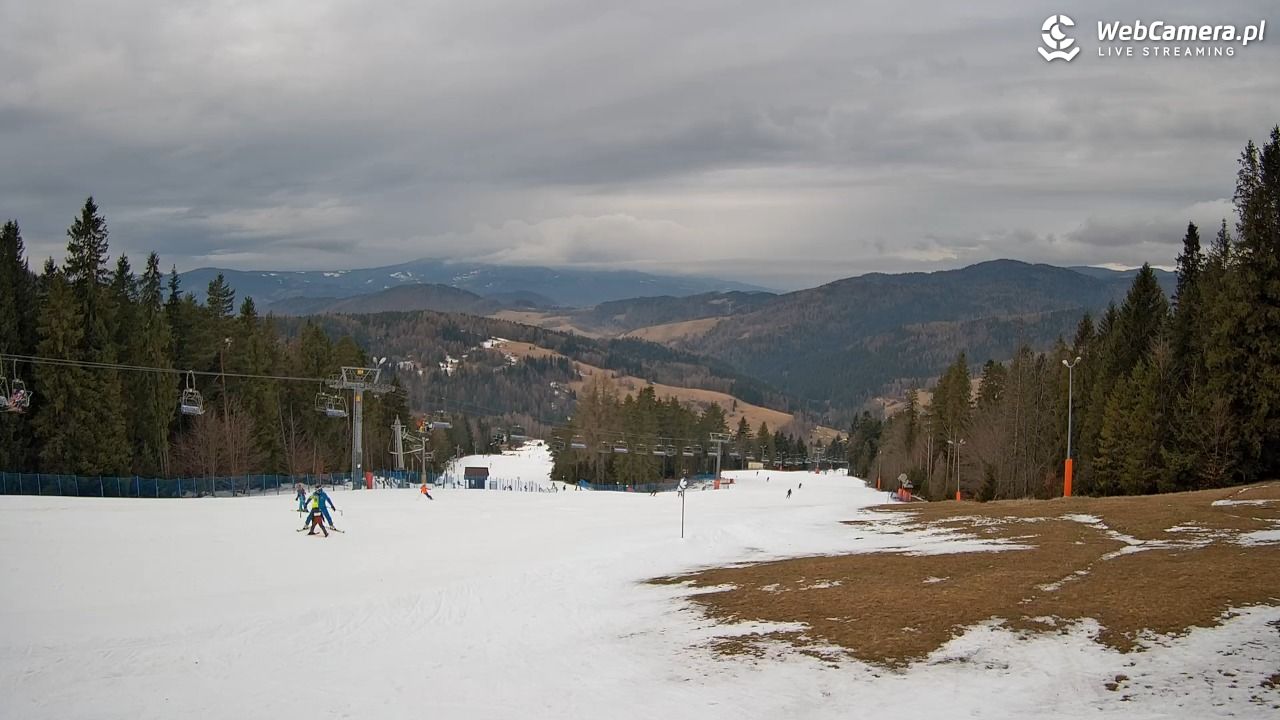 Wierchomla - widok na trasy - 14 luty 2026, 10:21
