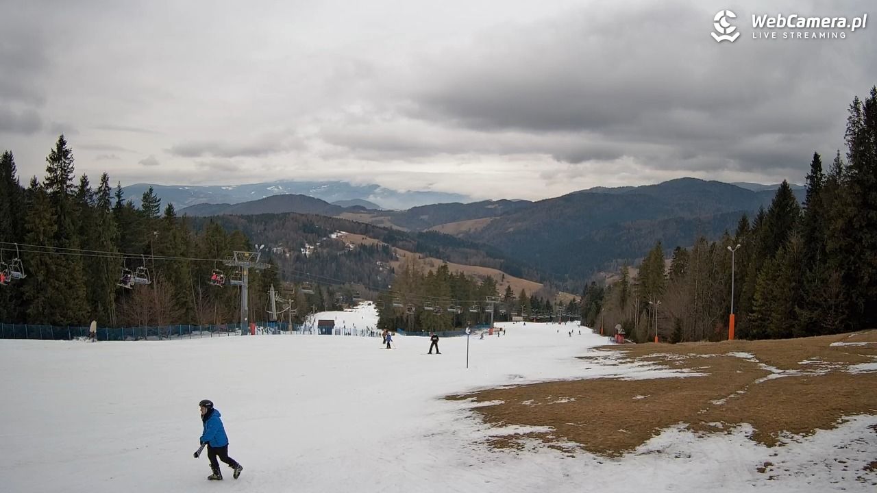 Wierchomla - widok na trasy - 14 luty 2026, 12:16