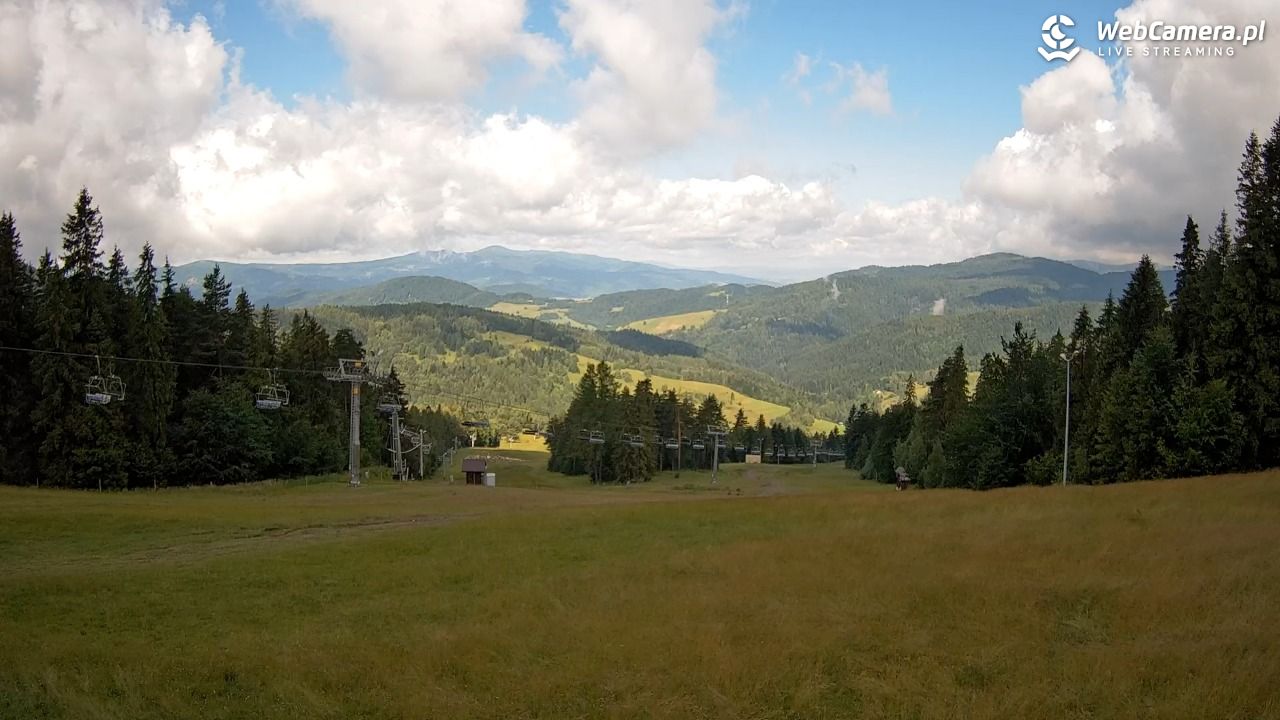 Wierchomla - widok na trasy - 08 lipiec 2026, 09:49