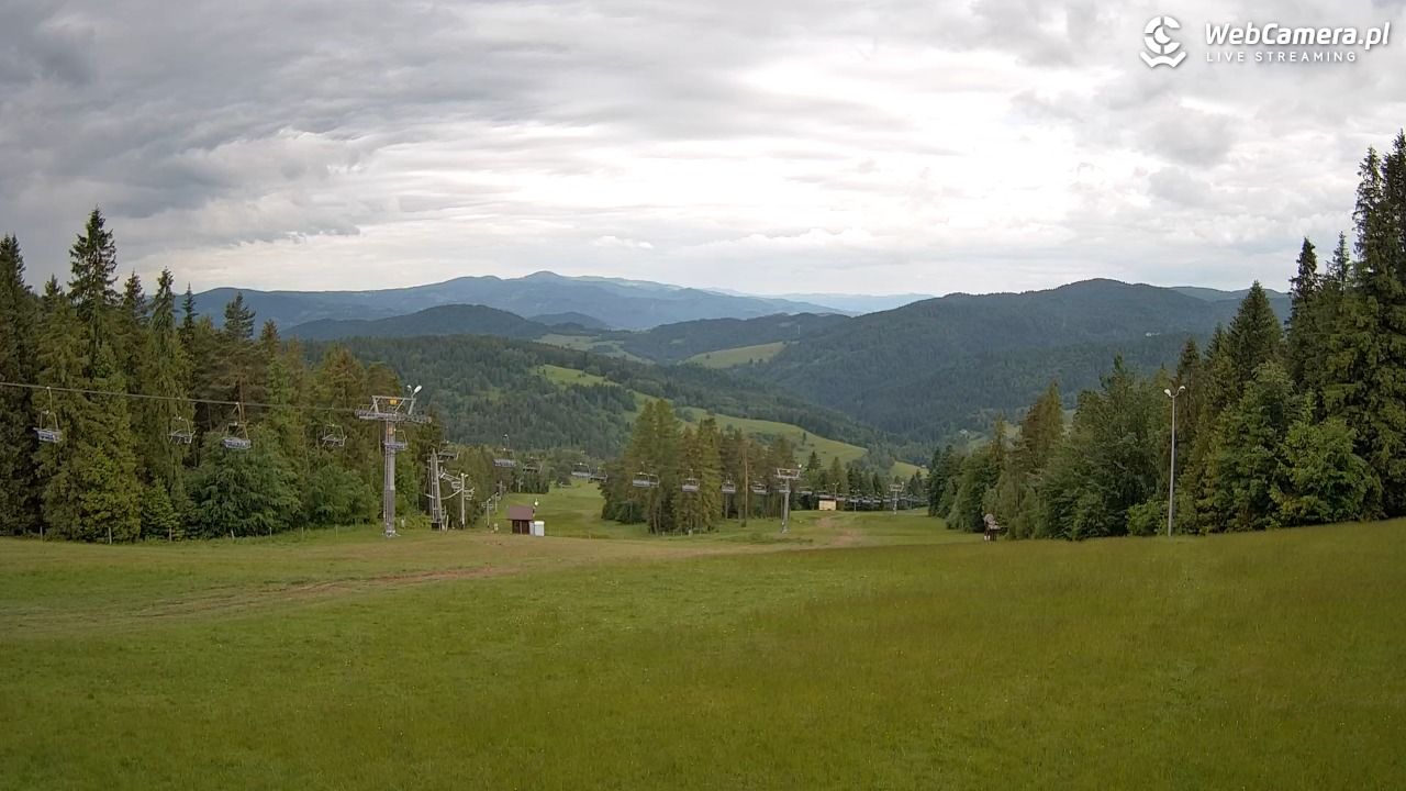 Wierchomla - widok na trasy - 14 czerwiec 2026, 09:08