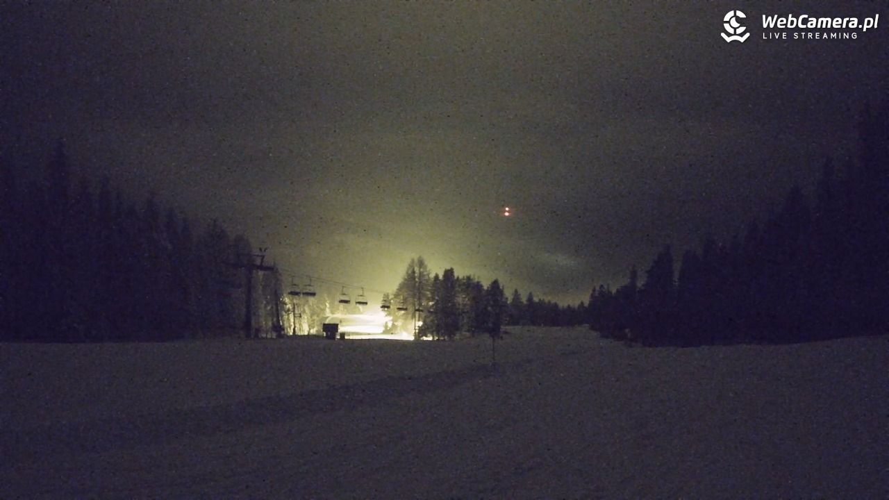 Wierchomla - widok na trasy - 15 styczeń 2026, 22:08