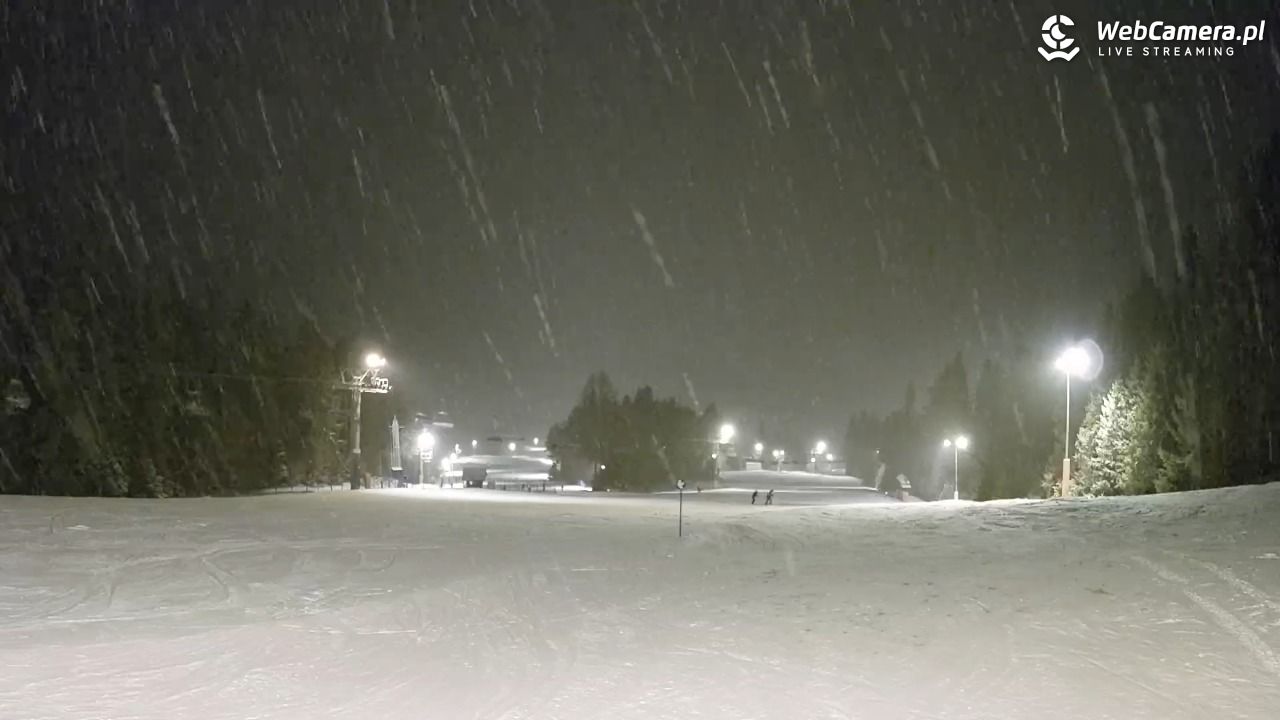 Wierchomla - widok na trasy - 21 luty 2026, 18:08