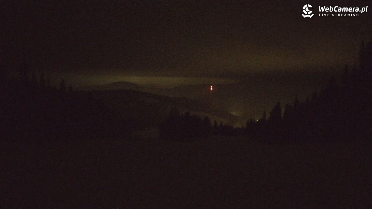 Wierchomla - widok na trasy - 13 styczeń 2026, 18:12