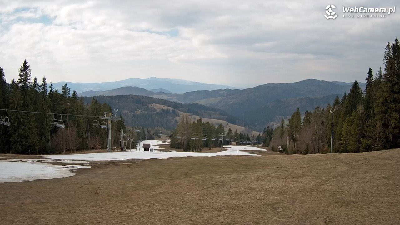 Wierchomla - widok na trasy - 11 kwiecień 2026, 13:57