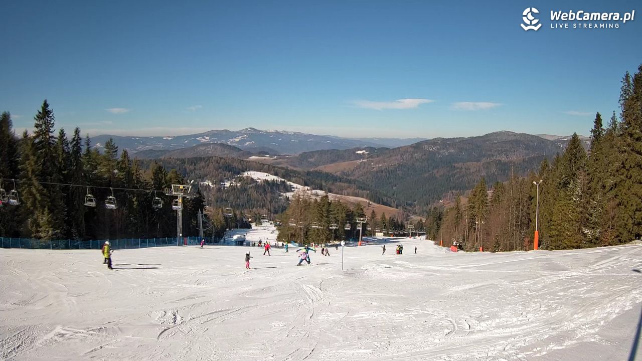 Wierchomla - widok na trasy - 26 luty 2026, 10:22