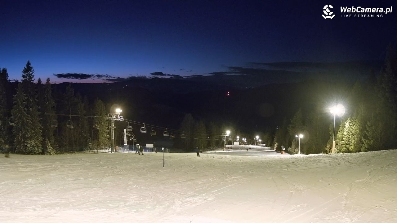 Wierchomla - widok na trasy - 27 grudzień 2025, 16:54