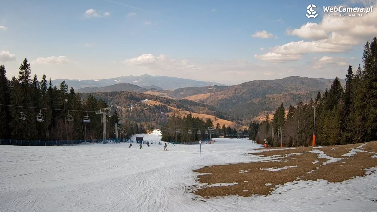 Wierchomla - widok na trasy - 01 marzec 2026, 12:11
