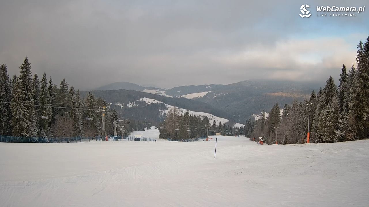 Wierchomla - widok na trasy - 09 luty 2026, 08:33