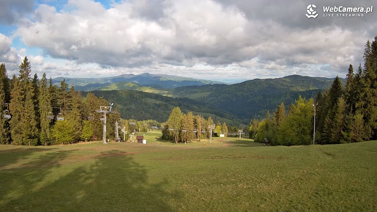 Wierchomla - widok na trasy - 13 maj 2026, 07:58