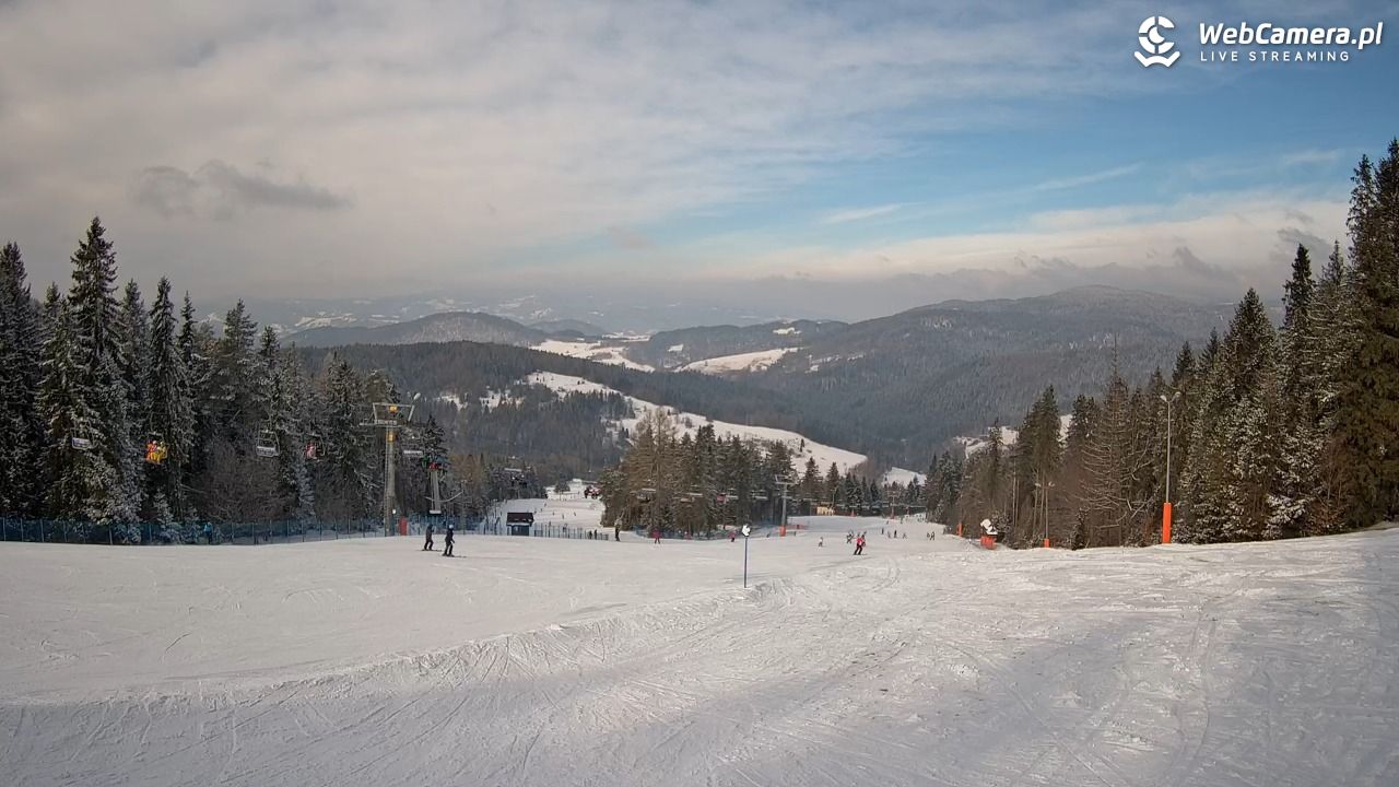 Wierchomla - widok na trasy - 20 luty 2026, 09:53