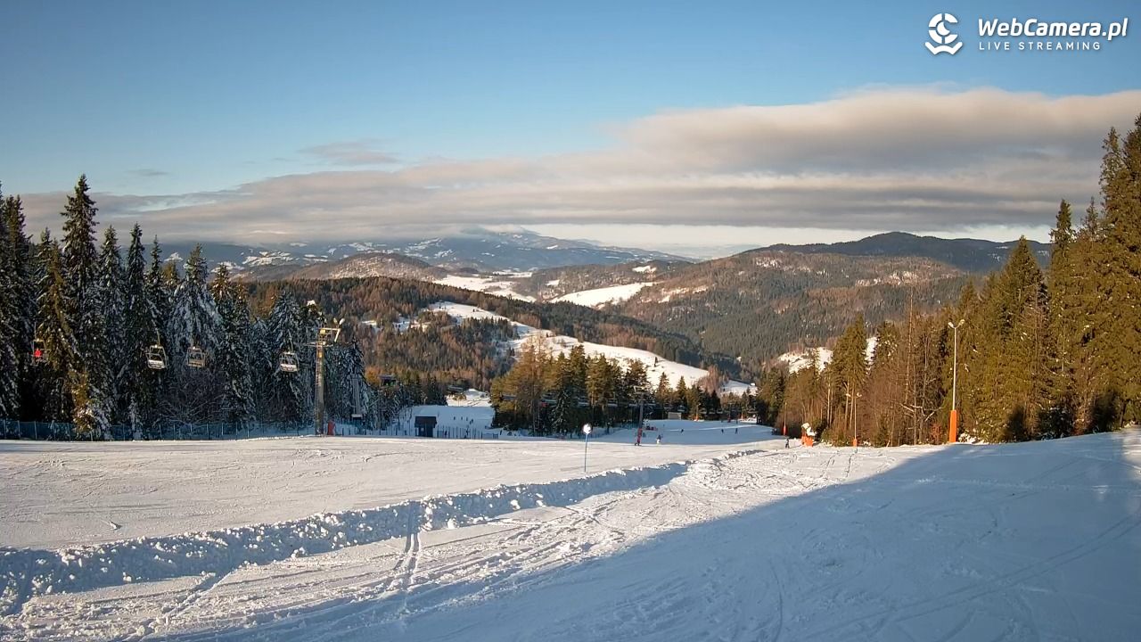 Wierchomla - widok na trasy - 17 styczeń 2026, 09:54