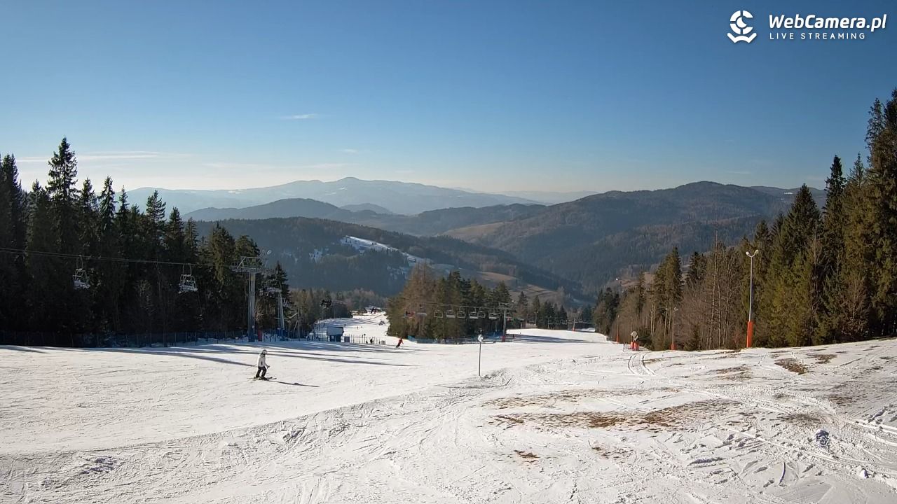 Wierchomla - widok na trasy - 26 luty 2026, 14:48