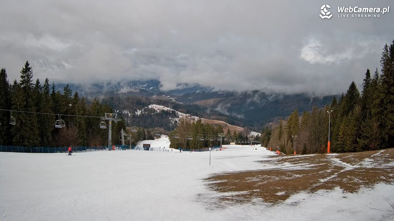 Wierchomla - widok na trasy - 23 luty 2026, 11:20
