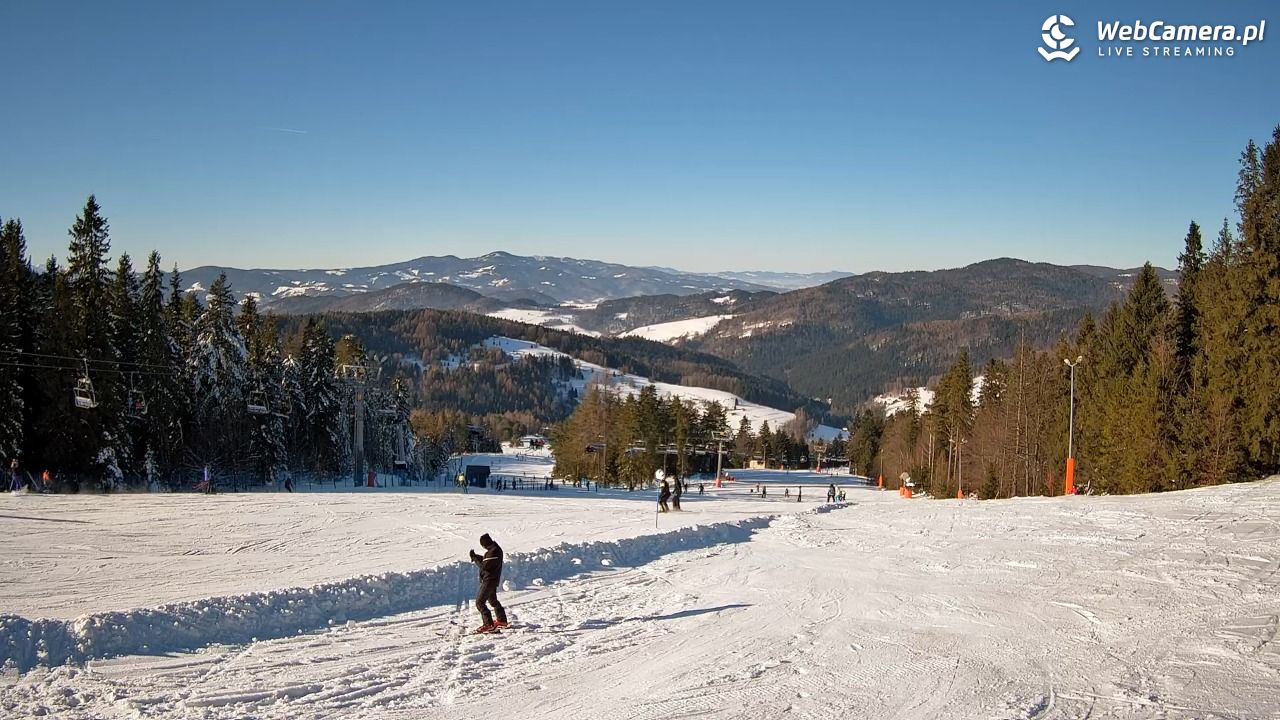 Wierchomla - widok na trasy - 18 styczeń 2026, 12:06