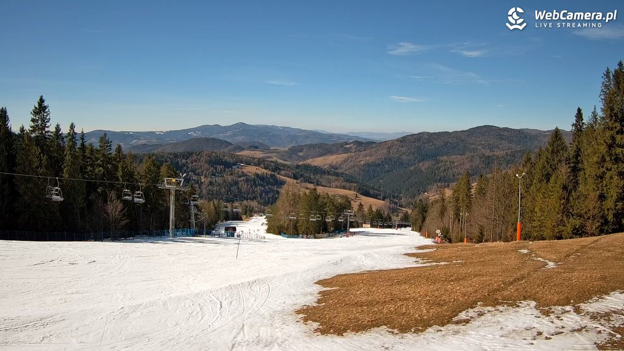 Wierchomla - widok na trasy - 03 marzec 2026, 12:51