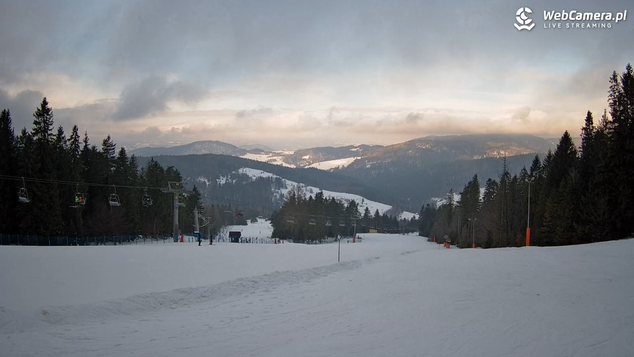 Wierchomla - widok na trasy - 25 styczeń 2026, 10:01