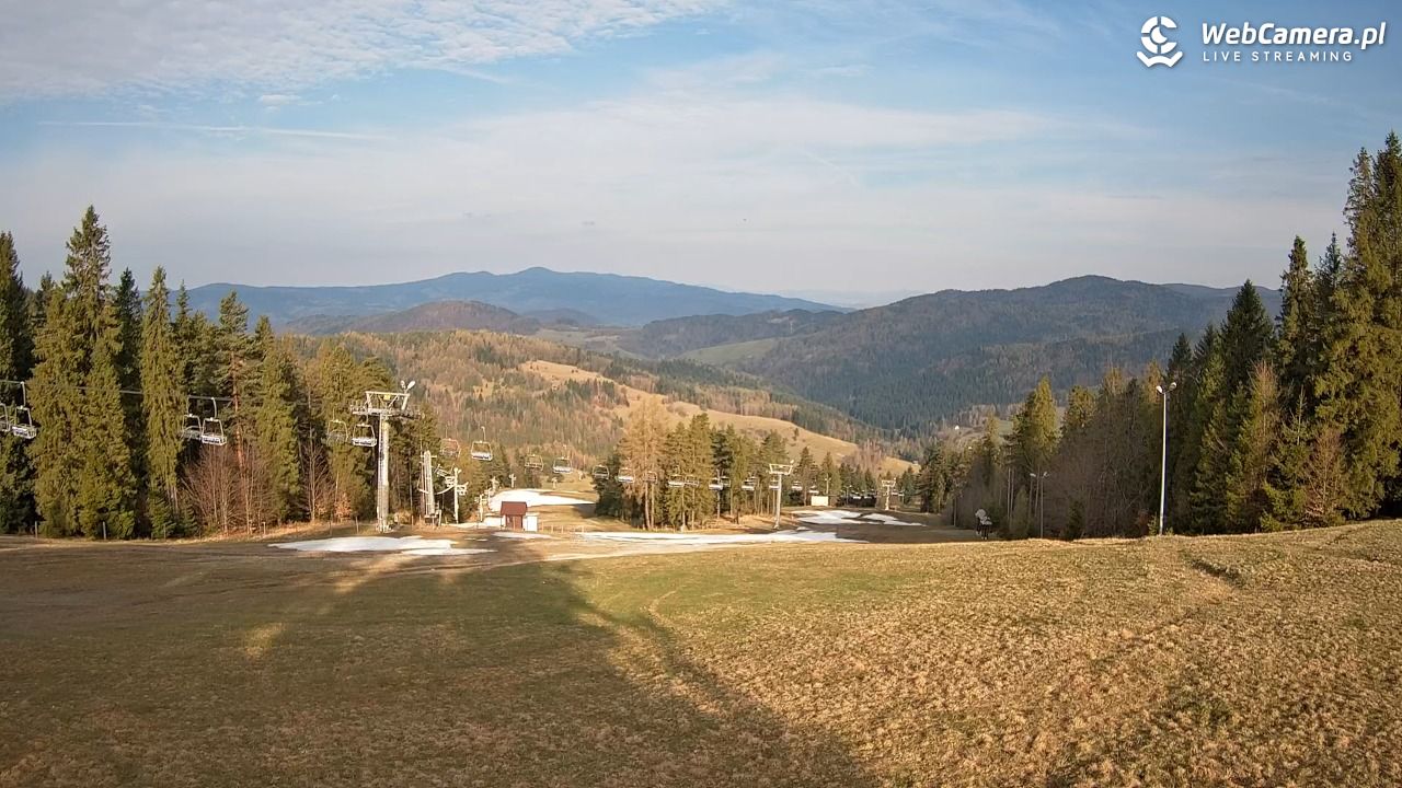 Wierchomla - widok na trasy - 19 kwiecień 2026, 07:53