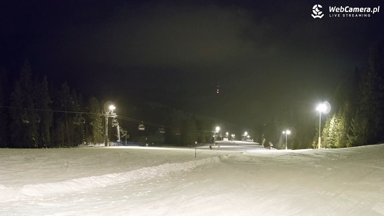 Wierchomla - widok na trasy - 23 styczeń 2026, 18:43