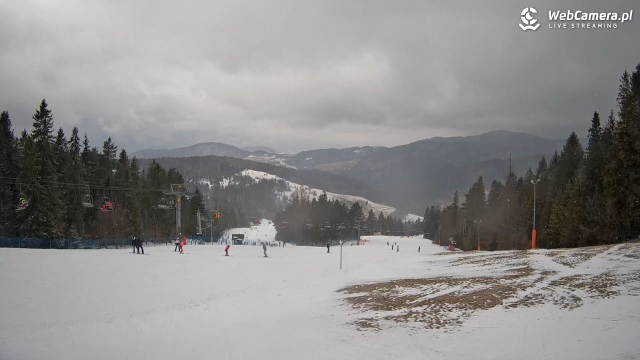 Wierchomla - widok na trasy - 18 luty 2026, 12:45