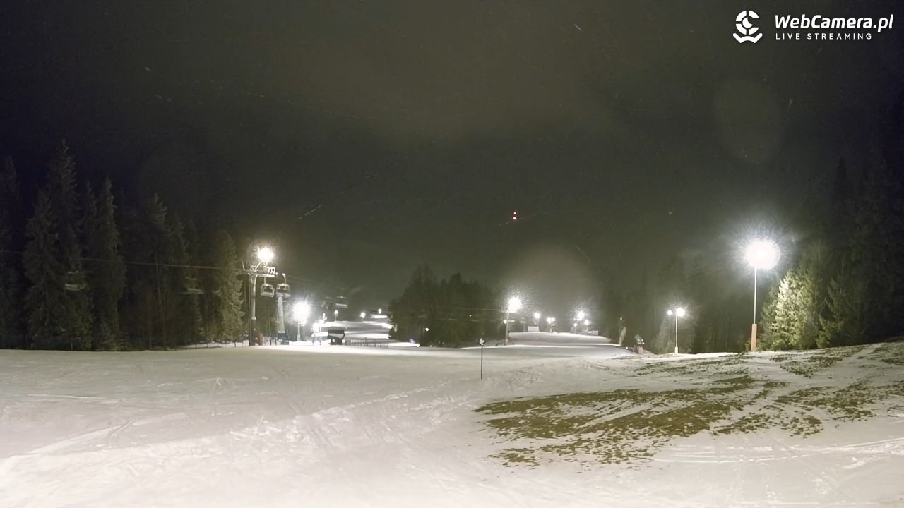 Wierchomla - widok na trasy - 17 luty 2026, 18:03