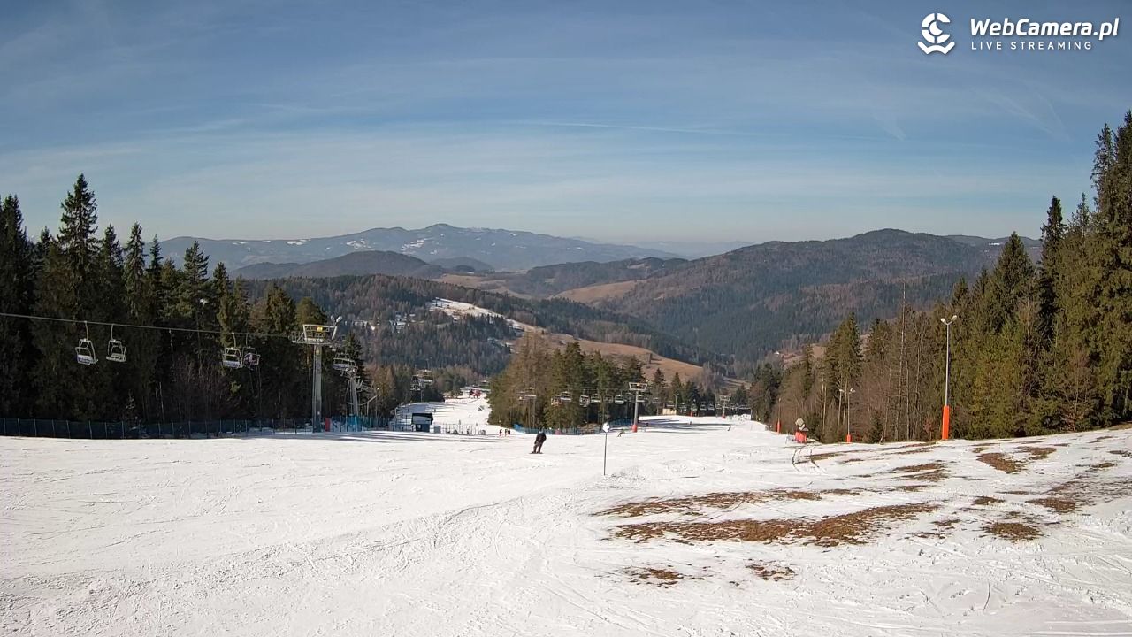 Wierchomla - widok na trasy - 27 luty 2026, 12:03