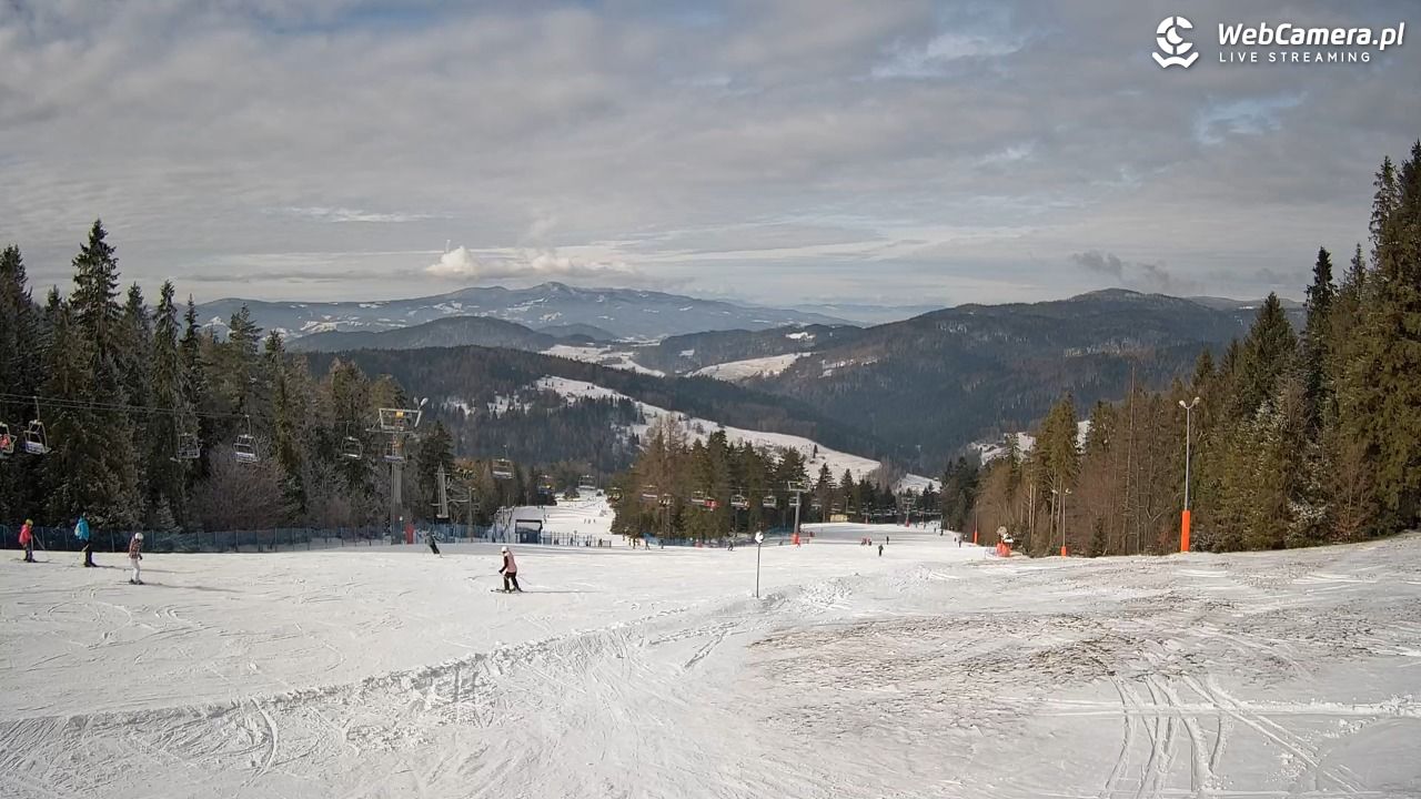 Wierchomla - widok na trasy - 17 luty 2026, 11:54