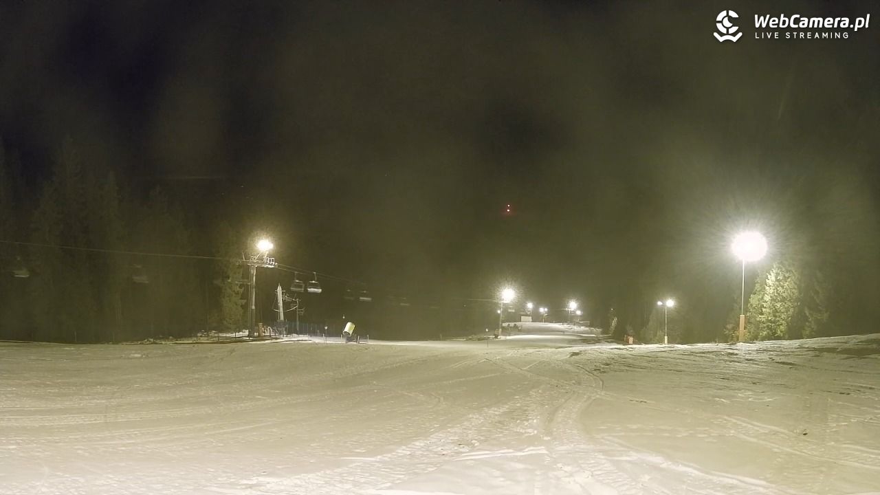 Wierchomla - widok na trasy - 07 grudzień 2025, 17:02