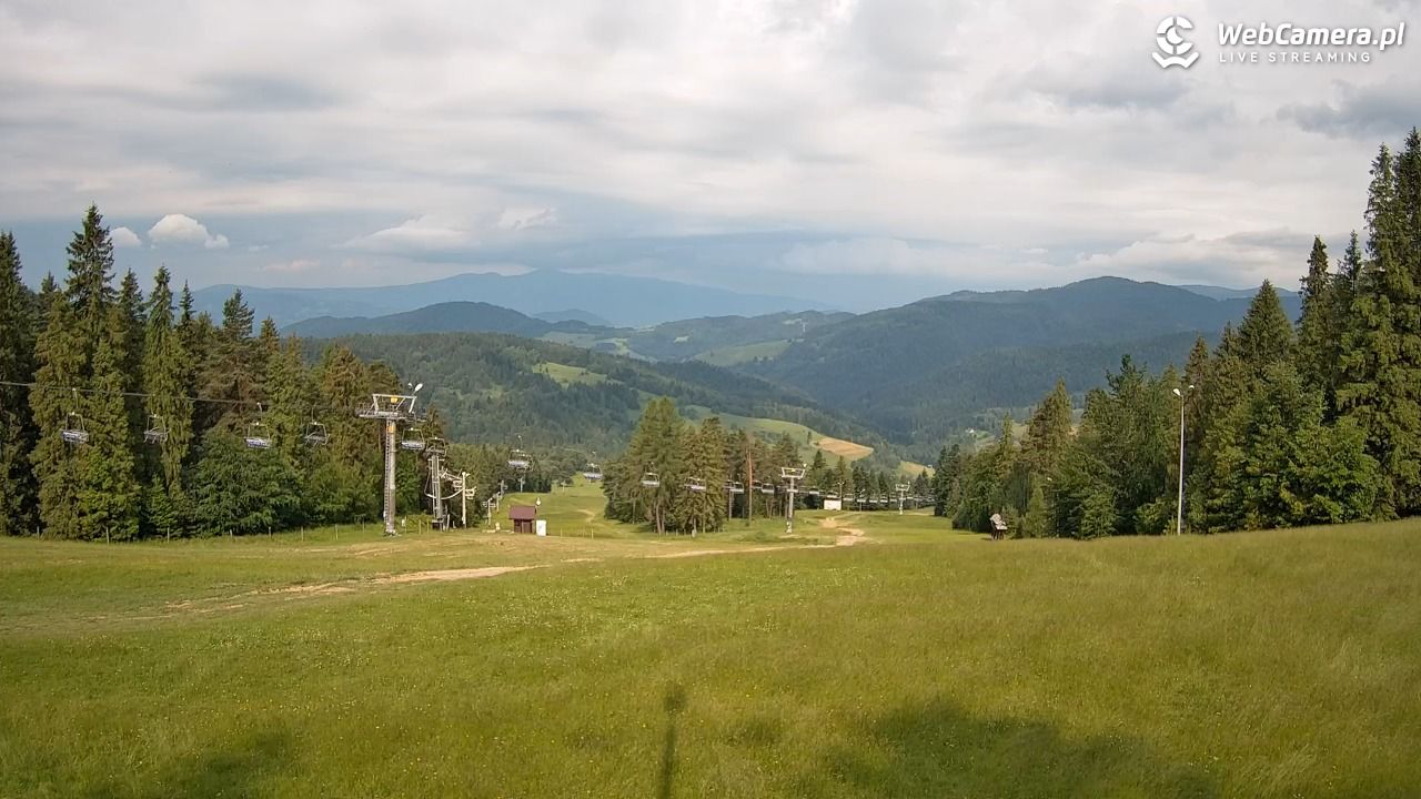 Wierchomla - widok na trasy - 21 czerwiec 2026, 09:31