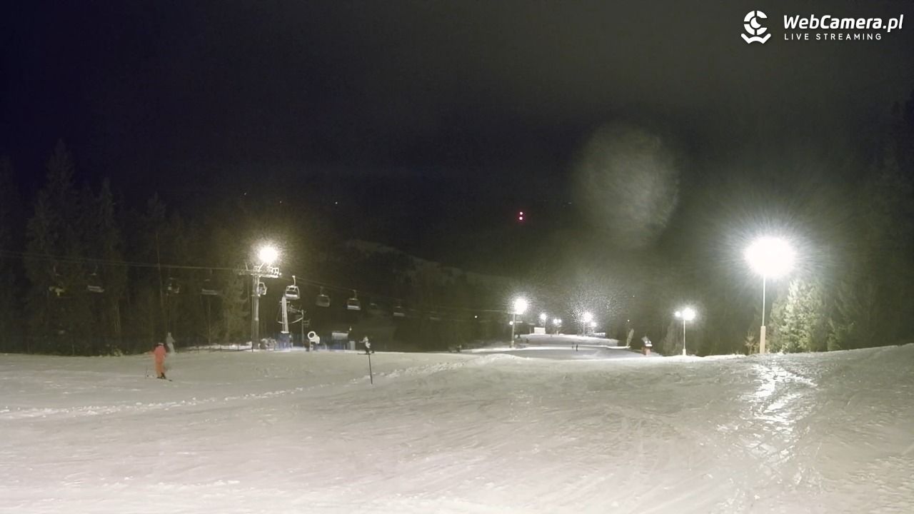 Wierchomla - widok na trasy - 29 grudzień 2025, 17:29