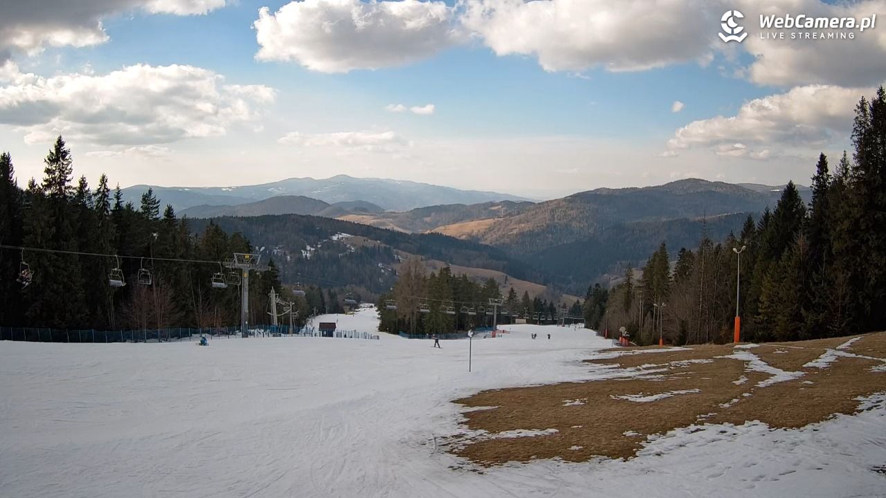 Wierchomla - widok na trasy - 01 marzec 2026, 13:47
