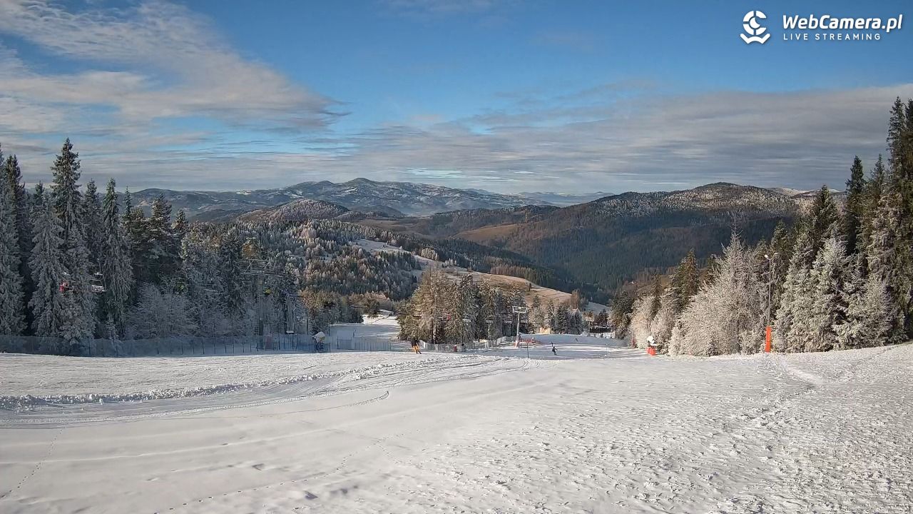Wierchomla - widok na trasy - 26 grudzień 2025, 11:41