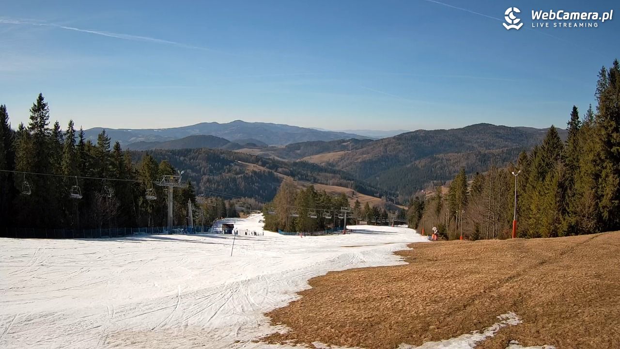 Wierchomla - widok na trasy - 06 marzec 2026, 14:02