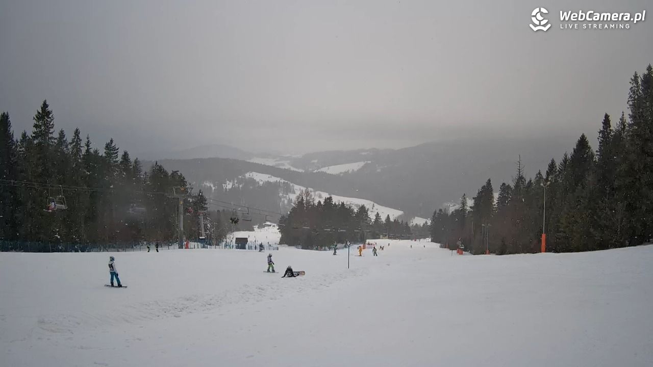 Wierchomla - widok na trasy - 24 styczeń 2026, 10:32